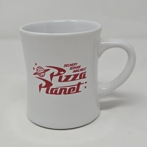Disney Pizza Planet Red and White Mug